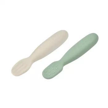 Beaba First Spoons 2 pièces vert/gris