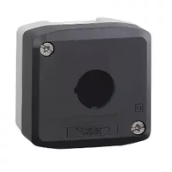Schneider Electric Harmony XALD01 boîtier vide pour poste de commande, gris, polycarbonate, IP69K