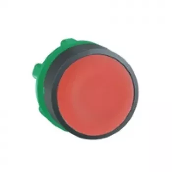 Schneider Electric Harmony ZB5AA4 tête de bouton-poussoir, affleurante, rouge, 22 mm, rappel par ressort