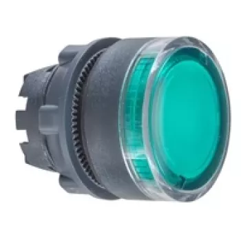 Actionneur de bouton-poussoir affleurant Schneider Electric Harmony XB5 vert ZB5AW333