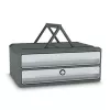 Boîte à tiroirs avec serrure CEP Office Solution MoovUp gris clair DIN A4 paysage 2 tiroirs