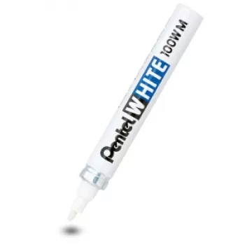 Pentel marqueur permanent 100 W M blanc