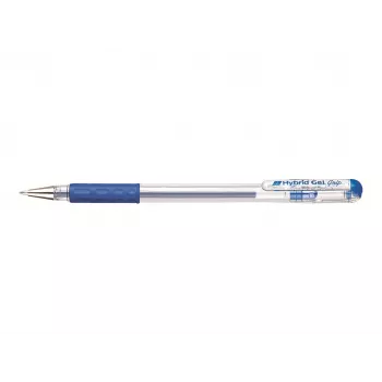 Stylo roller gel Pentel 0,3 mm bleu Hybrid-Grip zone de préhension en caoutchouc
