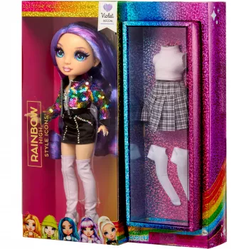 Poupée MGA Rainbow High Style Icons - Violet