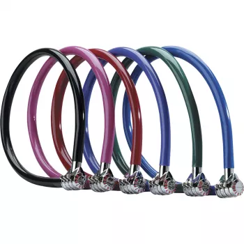 Master Lock 8631 antivol câble en acier à combinaison fixe, 3 chiffres