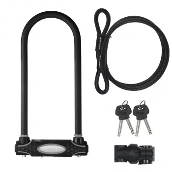 Master Lock antivol en U en acier 13 mm avec support 8285EURDPRO