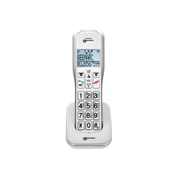 Combiné supplémentaire Geemarc AmpliDECT 595 pour malentendants - Blanc