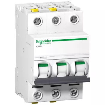 APC Schneider Electric A9F04340 Disjoncteur miniature 3P 40A courbe C 10kA rail DIN IP20