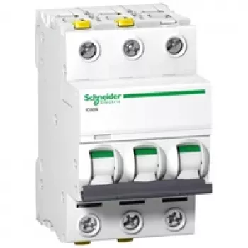 APC Schneider Electric A9F04340 Disjoncteur miniature 3P 40A courbe C 10kA rail DIN IP20