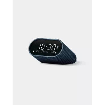 Réveil numérique Lexon Ray Clock avec capteur de température et d'humidité, bleu océan LR155OB3