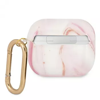 Guess GUA3UNMP Housse pour AirPods 3 rose Marble Collection
