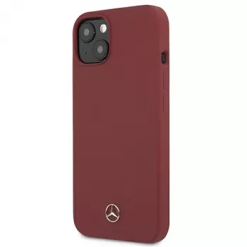 Mercedes-Benz Coque rigide Silicone Line pour iPhone 13/14/15 6,1 inch rouge