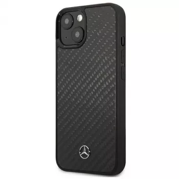 MERCEDES-BENZ MEHCP13SRCABK Coque rigide Dynamic Line pour Apple iPhone 13 Mini 5,4 inch - noir carbone