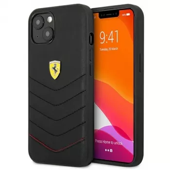 Ferrari FEHCP13SRQUK iPhone 13 Mini 5.4 inch Black Hardcase Off Track Quilted