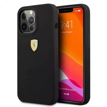 Ferrari FESSI Hard Case Silicone for iPhone 13 Pro Max 6.7 inch Black