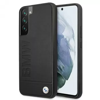 BMW Coque rigide noire avec impression du logo Signature pour Samsung Galaxy S22+