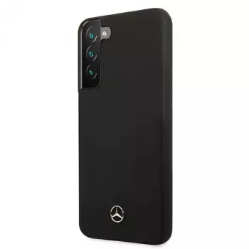 Mercedes-Benz MEHCS22MSILBK Coque rigide silicone pour Samsung Galaxy S22+ (SM-S906) - noire
