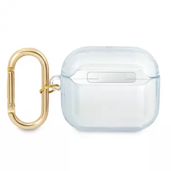 Guess GUA3HHTSB Coque de protection Strap Collection pour Apple AirPods 3e génération - bleue