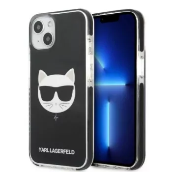 Karl Lagerfeld KLHCP13STPECK Coque rigide noire Choupette Head pour iPhone 13 mini 5,4 inch