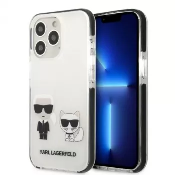 Coque rigide Karl Lagerfeld KLHCP13XTPEKCW pour iPhone 13 Pro Max 6,7
