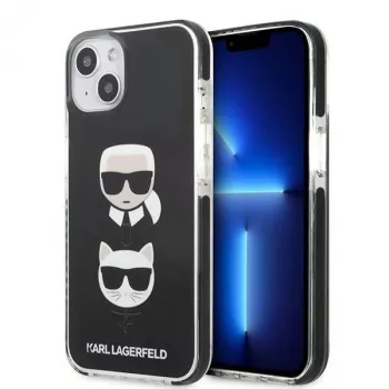 Coque rigide Karl Lagerfeld KLHCP13STPE2TK pour iPhone 13 mini, 5,4