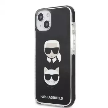 Coque rigide Karl Lagerfeld KLHCP13STPE2TK pour iPhone 13 mini, 5,4