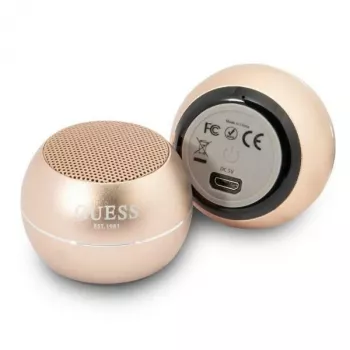 Guess GUWSALGEDSpeaker Enceinte Bluetooth portable Mini dorée