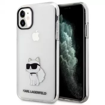 Coque rigide Karl Lagerfeld Ikonik Choupette pour Apple iPhone 11 / XR 6,1
