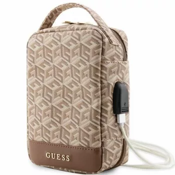 Sac organisateur Guess GUHBHGCFSEW Marron GCube Stripe