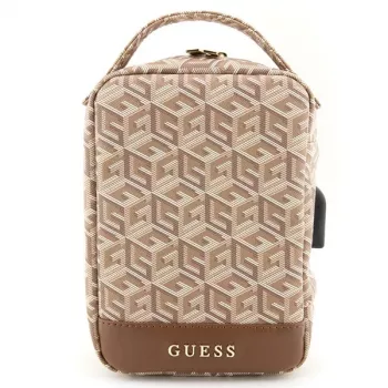 Sac organisateur Guess GUHBHGCFSEW Marron GCube Stripe