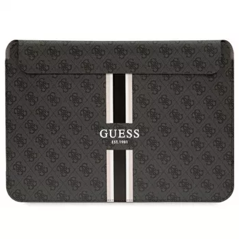 Guess Housse GUCS16P4RPSK 16 inch noire 4G Printed Stripes