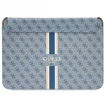 Guess Housse GUCS16P4RPSB 16 inch bleue 4G Printed Stripes