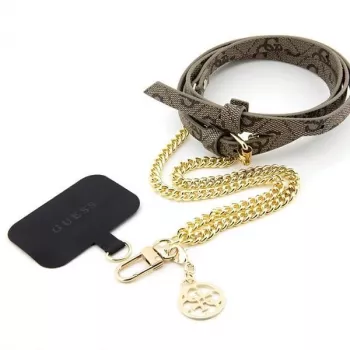 Sangle universelle portée croisée Guess GUOUC4MG4EW Marron 4G Chain