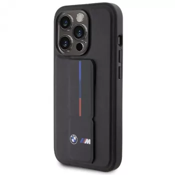 Coque rigide Grip Hot Stamp BMW pour iPhone 15 Pro 6,1 pouces Noir