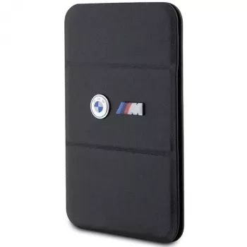 BMW M Edition Portefeuille MagSafe avec emplacement pour carte et support Noir