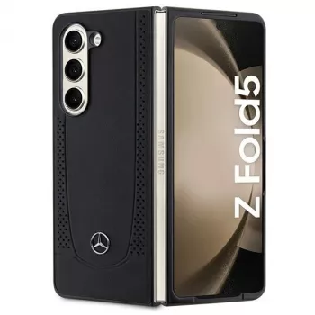 Mercedes-Benz MEHCZFD5ARMBK Coque rigide en cuir Urban pour Samsung Galaxy Z Fold5 - Noir