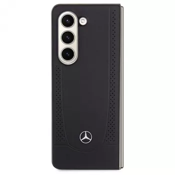Mercedes-Benz MEHCZFD5ARMBK Coque rigide en cuir Urban pour Samsung Galaxy Z Fold5 - Noir