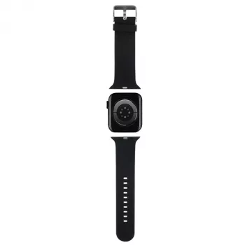 Karl Lagerfeld bracelet Apple Watch 38/40/41 mm 3D Rubber Karl & Choupette Heads NFT noir