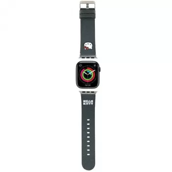 Hello Kitty HKAWMPGKHK Bracelet Apple Watch 38/40/41mm Noir Silicone