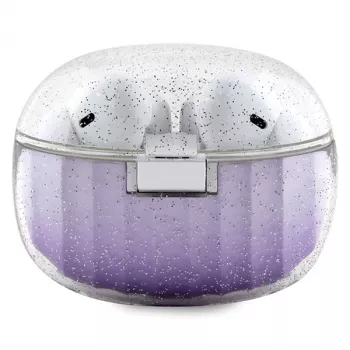 Guess écouteurs true wireless Bluetooth Glitter Gradient avec boîtier de charge (violets)