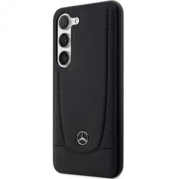 Coque rigide Mercedes-Benz S23 FE Leather Urban Black pour Samsung Galaxy S23 FE