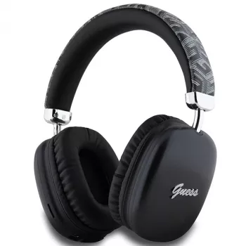 Casque Bluetooth Guess Gcube Metallic Script Logo On-Ear noir