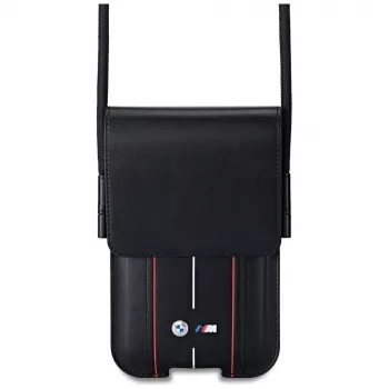BMW pochette pour téléphone Red Stripes noire