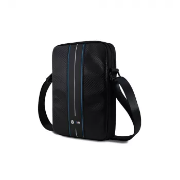 Sac d'ordinateur portable BMW BMTB10COMSCAKL 10 noir/carbone rayures bleues