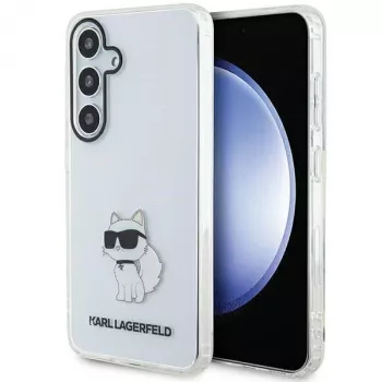 Coque rigide transparente Karl Lagerfeld KLHCS24MHNCHTCT S24+ S926 IML Choupette