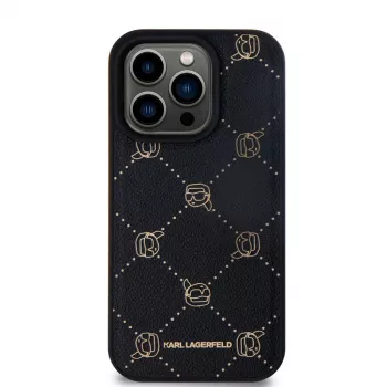 Coque de protection Karl Lagerfeld iPhone 15 Pro Max 6,7 inch noire MagSafe Karl Head
