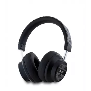 Casque Bluetooth circum-auriculaire DKNY DKBHM2PCSHLK, motif à carreaux noir