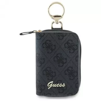 Guess Pochette à câbles GUABP4DPTK noire 4G Triangle organisateur de câbles