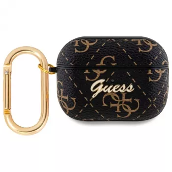 Guess GUAP2PG4GPK Coque AirPods Pro 2 (2022/2023) noire 4G Hook