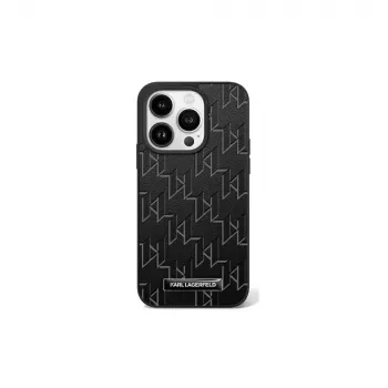 Coque rigide MagSafe Karl Lagerfeld KLHMP16MPKHPORPK Hot Stamp pour iPhone 16 Plus 6,7
